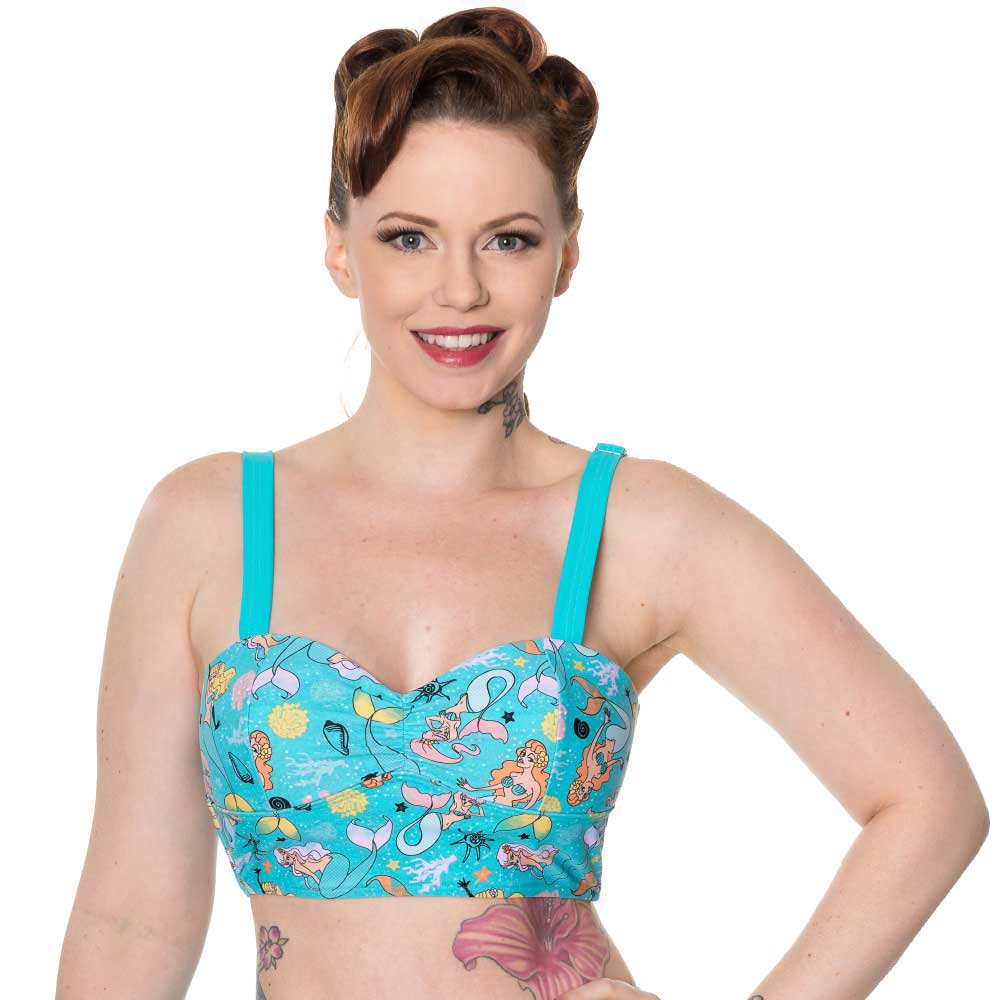 Banned - Unforgettable Haut de bikini - Multicolore/Bleu